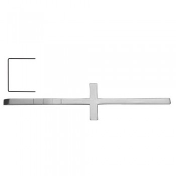 Cottle Chisel Curved - Cross Handle Stainless Steel